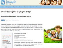 Tablet Screenshot of eosinophilicesophagitishome.org